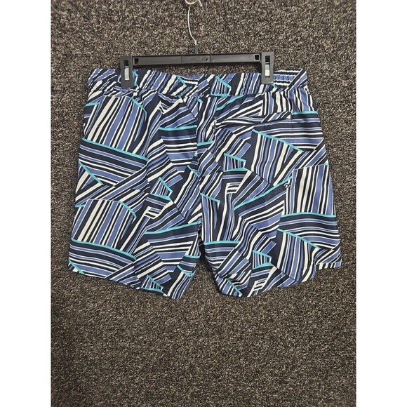 RedSand Perry Ellis Swim Trunks Men's Size Large Shorts Blue  Pockets NWT (STAIN - Picture 7 of 7